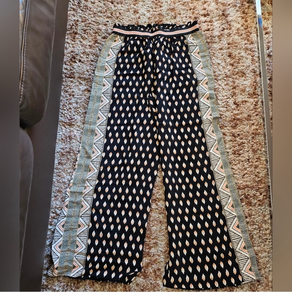 Maeve Anthropologie wide leg pants